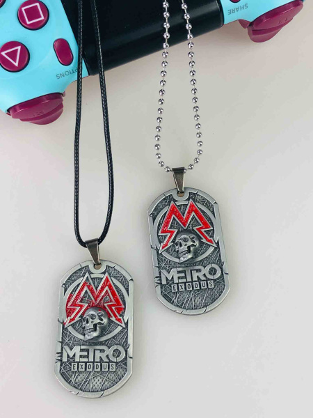 Медальон  Metro Exodus металевий 
