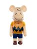 Bearbrick Чарли Браун Peanuts 1000% (70см)