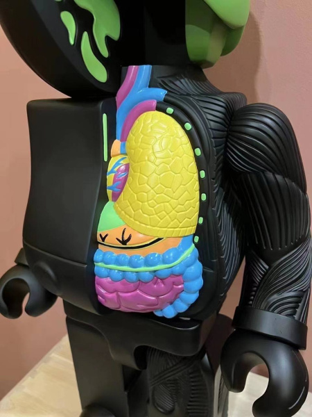 Bearbrick Kaws dissected black (черный) 1000% (70 см)