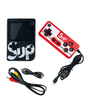 Портативная Приставка SUP GAME BOX 400 in 1 + джойстик для 2х игроков на ТВ
