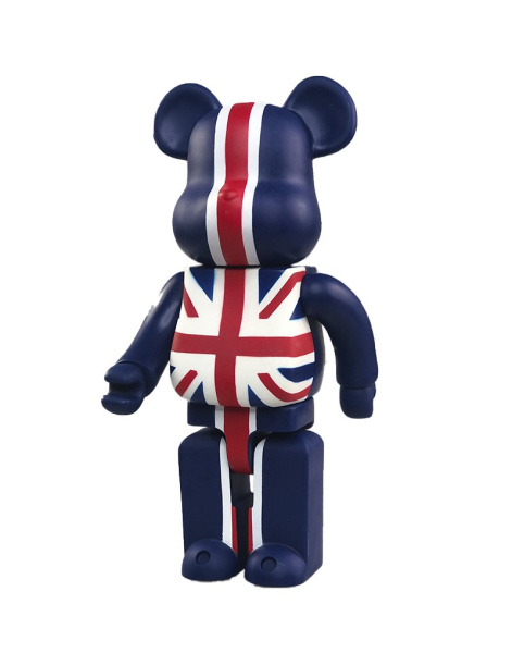 Bearbrick UK Flag 400% (28 см)