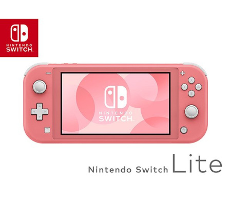 Игровая приставка Nintendo Switch Lite (кораллово-розовая)