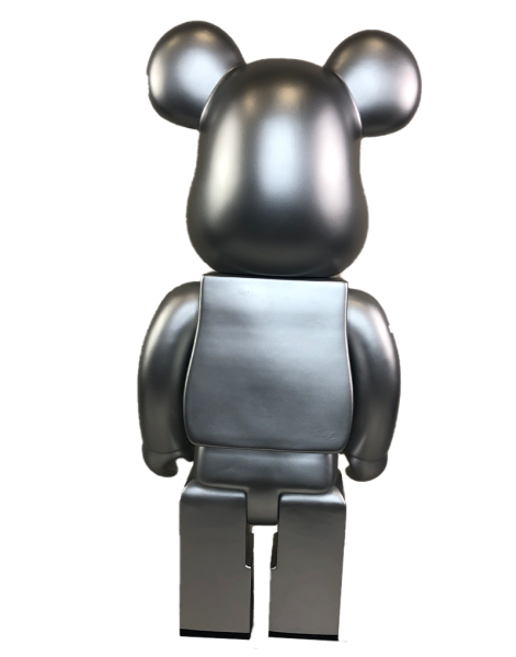 Bearbrick x XLarge x Hajime Sorayama Silver 1000% (70 см)