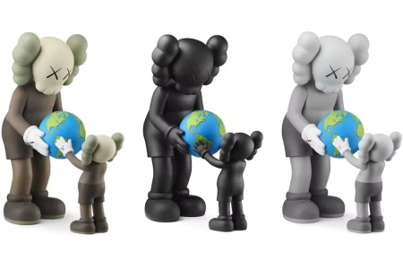 KAWS THE PROMISE Вінілова фігурка Коричнева (34см)