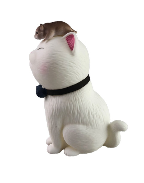 Фигурка Котик с Мышкой 12 см N5