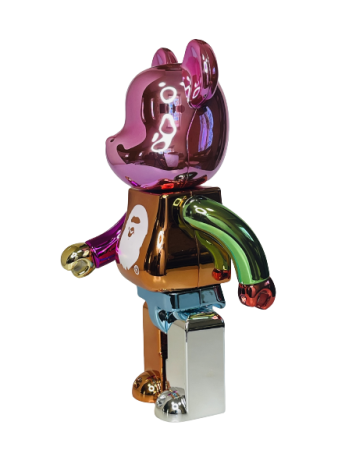 Bearbrick A Bathing Ape 25th Anniversary 400% (28см)