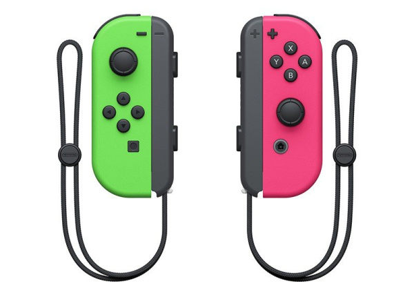 Joy-Con зеленый розовый