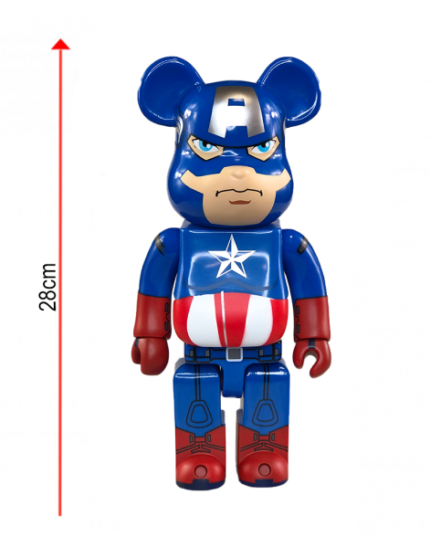 Captain America Bearbrick 400 % 28 см