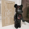 Фігурка Bearbrick — Daniel Arsham (Чорний з кристалами) 1000% (70 см)