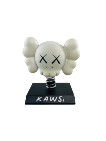 Kaws Companion (Cars Series) Фигурка Башкотряс Голова (Серый) - 13 см