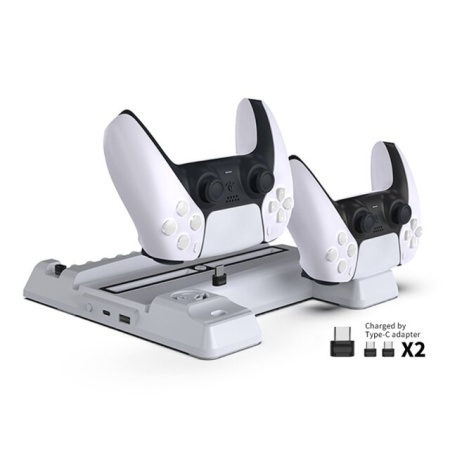 Многофункциональная подставка для PlayStation 5 DOBE TP5-0593 (Белая)