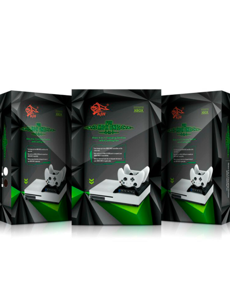 Зарядная станция для джойстиков + внешнее охлаждение Xbox ONE S