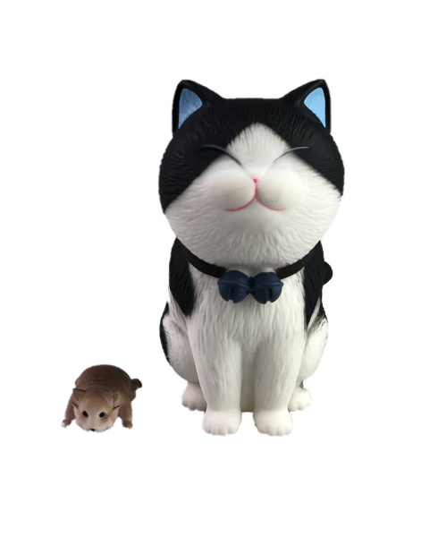 Фигурка Котик с Мышкой 12 см N4