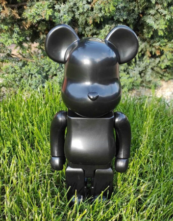 Bearbrick Черный Глянцевый 400% (28см)