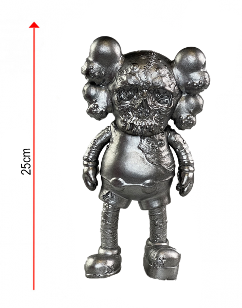 Kaws X Pushead Companion Фигурка (Серебряный) - 25см Kaws X Pushead Companion Фигурка (Серебряный) - 25см