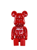 Bearbrick Louis Vuitton Supreme красный 400% (28 см)