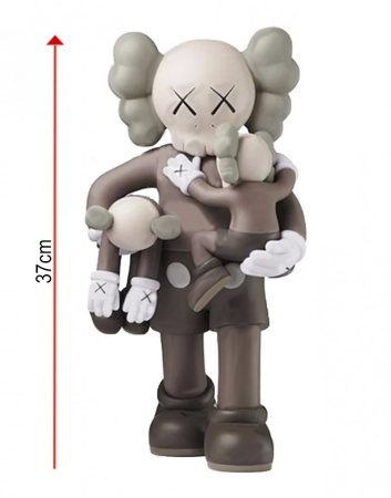 Kaws Clean Slate Виниловая фигурка (Коричневый) - 37 см