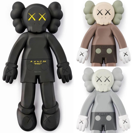 Kaws Companion 2020 (Серый) 43 см