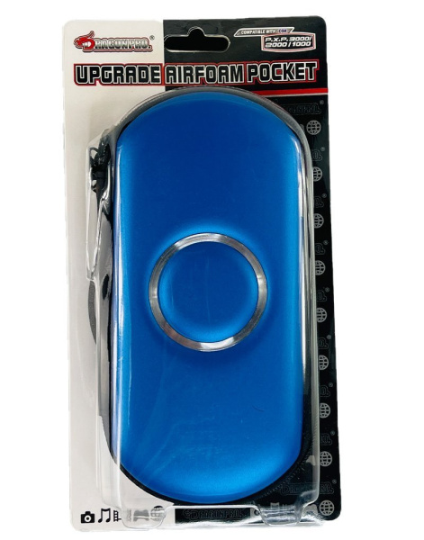 Твердая сумка чехол для PSP Синяя