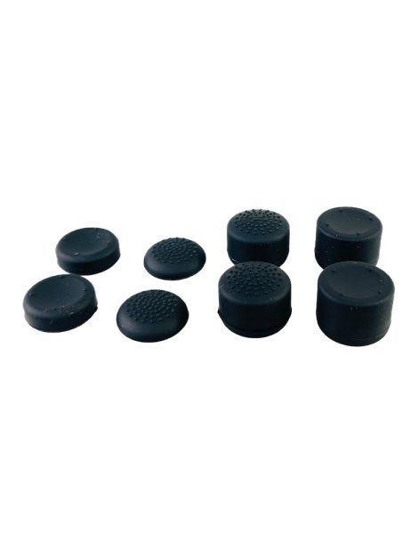 Накладки на стики универсальные для джойстика Playstation / Xbox комплект 8шт черные (PS3/PS4/PS5/Xbox360)