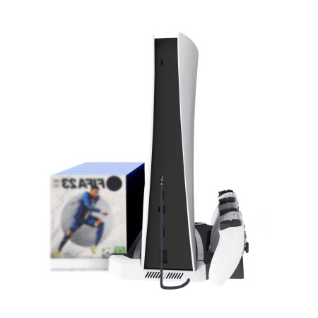 Багатофункціональна підставка-охолоджувач із підсвіткою для PS5/ Pro/ Slim – KJH-P5D-013