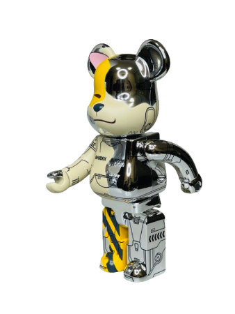 Bearbrick x Nerdunit x Bardox (Фігурка Гібрид робот космічної ери) 400% (28см)