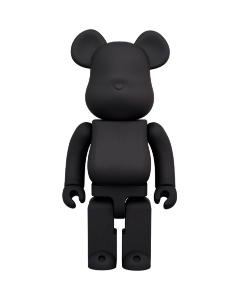 Bearbrick X Amirex Black (Однотонный Черный) 400% (28 см)