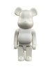 Bearbrick K.Olin Tribu Однотонный Белый 400% (28 См)