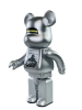 Bearbrick x XLarge x Hajime Sorayama Серебро 400% (28 См)