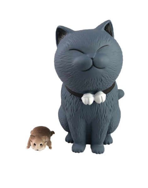 Фигурка Котик с Мышкой 12 см N8