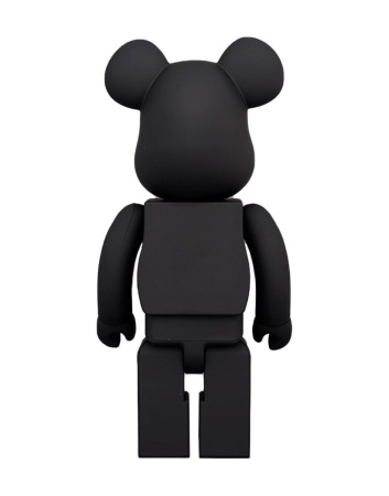 Bearbrick X Amirex Black (Однотонный Черный) 400% (28 см)