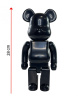 Bearbrick Черный Глянцевый 400% (28см)