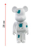 Bearbrick Art OverTurn Blue Crystal (Голубой Кристалл) 400% (28см)