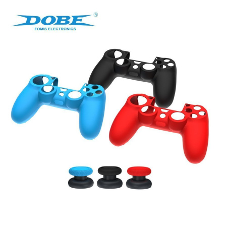 Чехол для геймпада PS4 Цветные Стики в комплекте (TP4-0425)