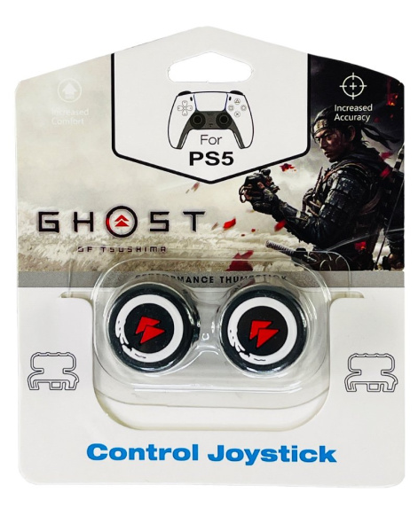Накладки на стики для джойстика Playstation 4 / 5 Ghost of Tsushima PS4/PS5 (Высокие)