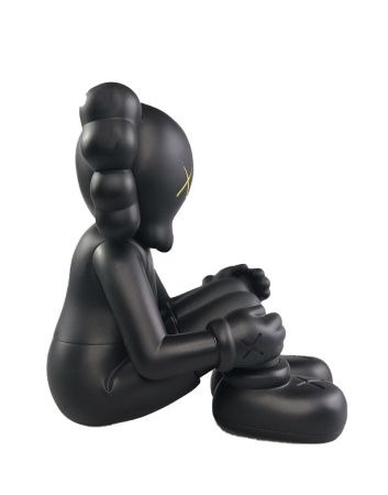 KAWS Seeing Watching Виниловая Фигурка (Черный) - 24 см