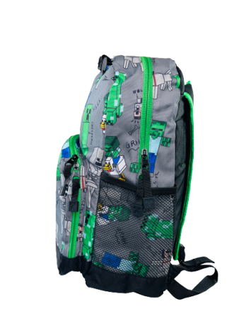 Рюкзак Jinx Майнкрафт Монстры (Серый)