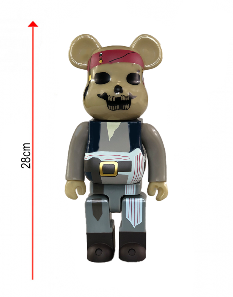 Bearbrick Jack Sparrow Pirates of the Caribbean 400% 28 см