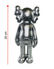 Kaws Five Years Later Companion Виниловая Фигурка (Серебряный) - 38 см