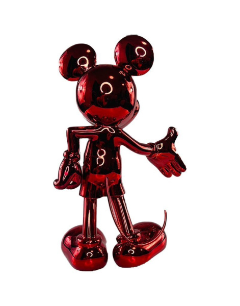 Фигурка Микки Маус Mickey Welcome (Красный Металлик) 30см