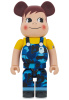 Bearbrick Bape x Peko-Chan синій 400% (28cm) 