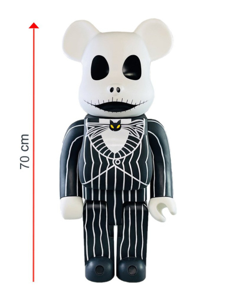 Bearbrick Jack Skellington Злой 1000% (70 см)
