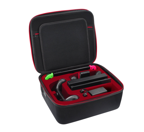  Сумка мессенджер  для зберігання nintendo switch Чорна Oled EVA TNS-1898