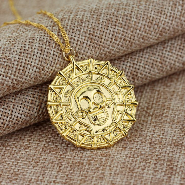 Медальон Элизабет Пираты Карибского Моря  Золото