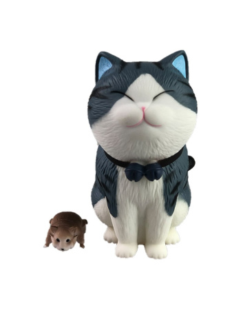 Фигурка Котик с Мышкой 12 см N6