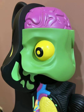 Bearbrick Kaws dissected black (черный) 1000% (70 см)