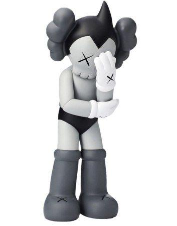 Kaws Astro Boy виниловая фигурка (серый) - 34 см