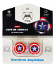 Накладки на стики для джойстика Playstation 4 / 5 Captain America PS4/PS5 (Высокие)