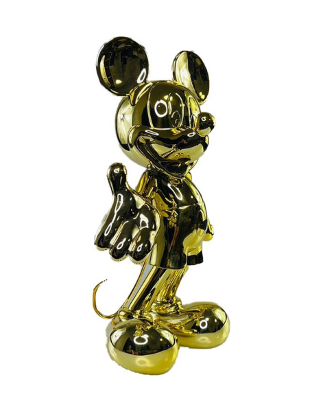 Фигурка Микки Маус Mickey Welcome (Золотой) 30см
