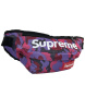 Сумка-бананка Supreme Камуфляж (Фиолетовая)